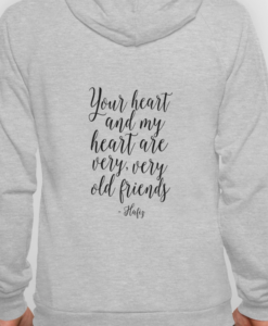 YOUR HEART AND MY HEART (BACK)HOODIE THD