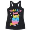 Yas Rainbow Raccoon Racerback Tank ZNF08