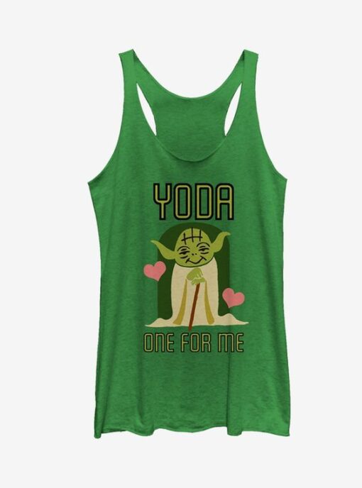 Yoda One for Me Girls Tanks ZNF08