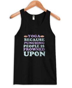 Yoga-because-punching-tanktop ZNF08