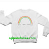 You Are Enough Rainbow Sweatshirt thd