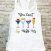 You Can't Sip with Us Women's Racerback Tank Top ZNF08