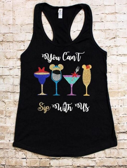 You Cant Sip with Us Womens Racerback Tank Top ZNF08