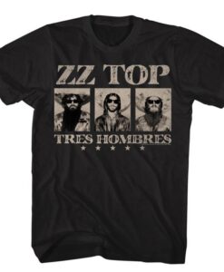 ZZ Top ZZ Top Black Adult T-Shirt