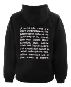 a meme hoodie BACK ZNF08