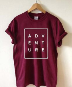 adventure font T Shirt Size XS,S,M,L,XL,2XL,3XL