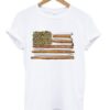 american flag blunt T shirt