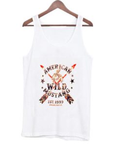 american wild mustang est 1999 tank top