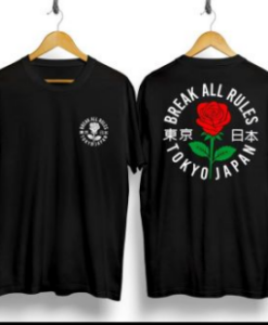 back all rules tshirt (2SIDE) THD