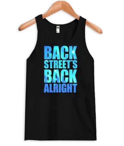 back streets back alright tank top ZNF08