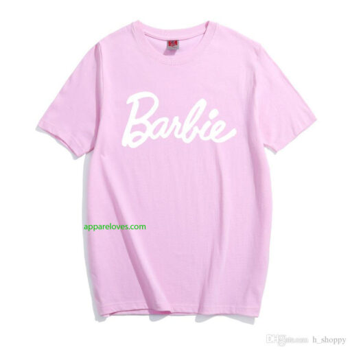 barbie letter t-shirt thd