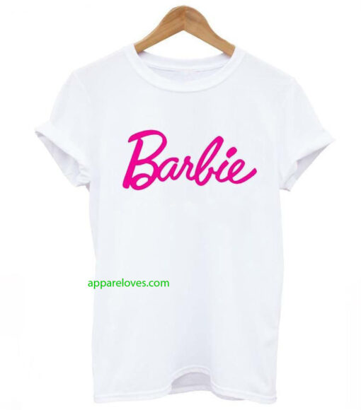 barbie letter t shirt thd