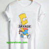 bart simpson savage T Shirt THD