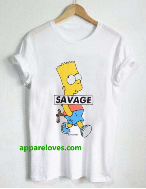 bart simpson savage T Shirt THD