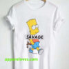 bart simpson savage T Shirt thd