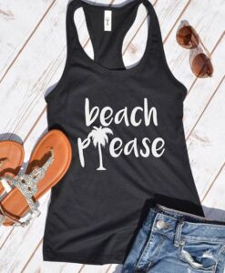 beach please tank top ZNF08