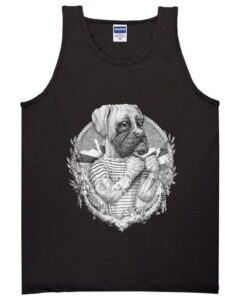 boxer dog tanktop ZNF08