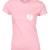 broken heart light pink T-Shirt