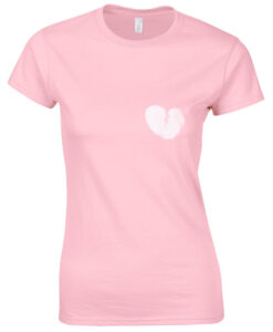 broken heart light pink T-Shirt