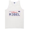 californa rebel USA tank top ZNF08