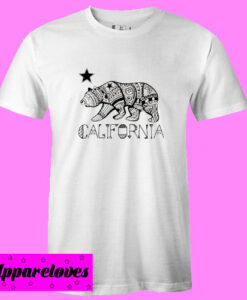 california bear art T Shirt