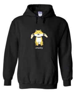 cheeky shibe hoodie