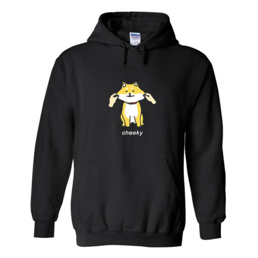 cheeky shibe hoodie