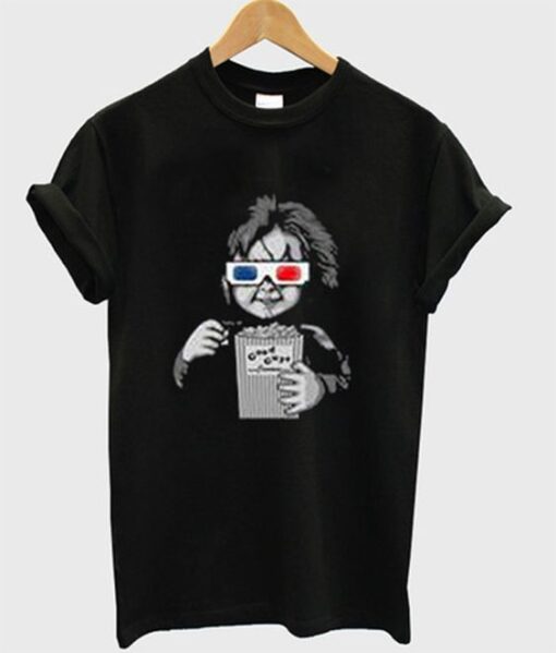 chucky good guys pop corn t-shirt ZNF08