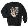 crazy skull lady sweatshirt ZNF08