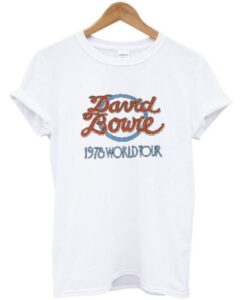 david bowie 1978 world tour t-shirt ZNF08