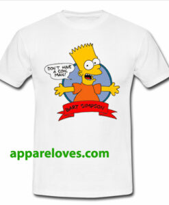 don't have a cow man bart simpson t shirt THD