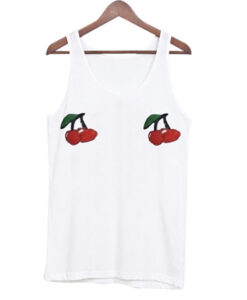 double cherry tank top