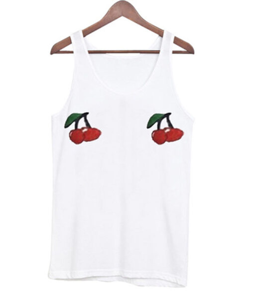 double cherry tank top