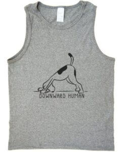 downward human tank top