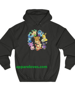 eeveelution eevee evolution hoodie thd