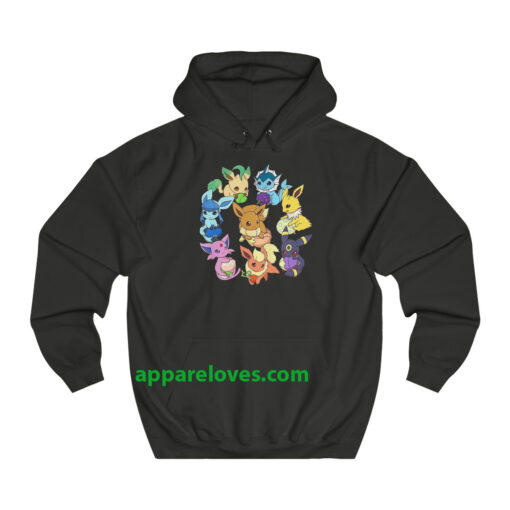 eeveelution eevee evolution hoodie thd