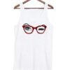 eyelash tank top ZNF08