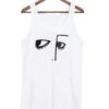 facing printed tank top ZNF08