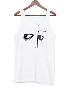 facing printed tank top ZNF08