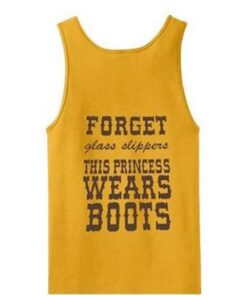 forget glass slippers this princess wears boots tanktop ZNF08