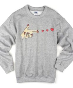 hand gun sweatshirt