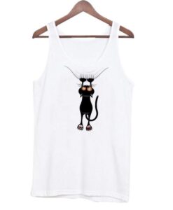 hanging cat tank top ZNF08