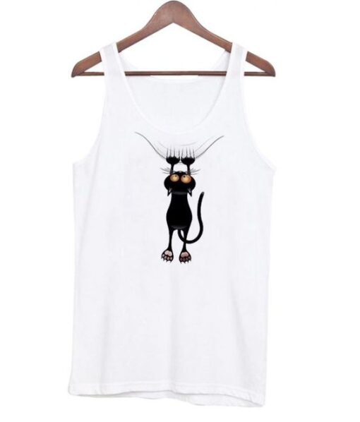 hanging cat tank top ZNF08