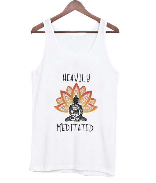 heavily meditated tank top