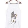 henna lotus yoga tank top