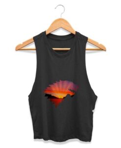 house stark sigil stencil summer Womans Crop Tanktop AY