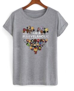 i am a marvelaholic t-shirt