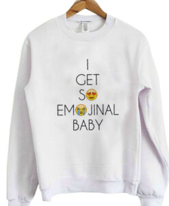 i get so emojinal baby sweatshirt