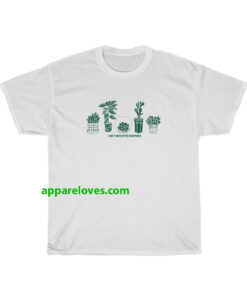 i like plant better than people t-shirt thd