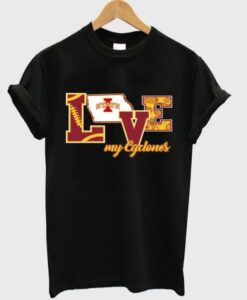 i love state my cyclones t-shirt